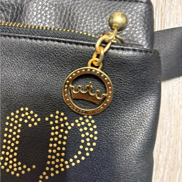 Juicy Couture Black Crossbody Bag with Gold Accents - Picture 6 of 7